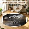 Round Rug Custom NameGuns N’ Roses Pattern Non Slip Carpet Home Floor Decor