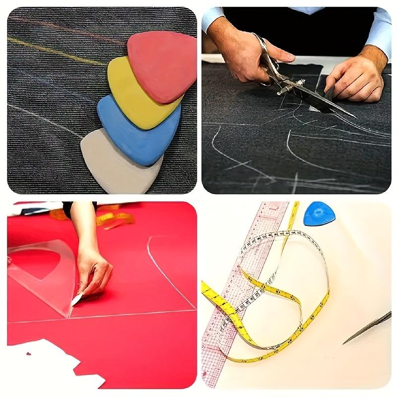 10 шт. Мел для разметки треугольной формы смешанных цветов, 4 смешанных цвета, для шитья и кроя, принадлежности для шитья с разметкой