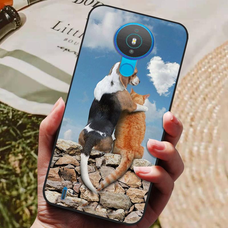 For Nokia G20 Case Soft TPU Silicone Cartoon Back Cover for Nokia G10 6.3 Phone Cases TPU Black Bumper for NokiaG20 G 10 2021