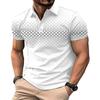 Men Summer Short Sleeve Fashion Casual 3D Digital Print Polo Shirt Men Clothes Golf Polo Shirt Tops .