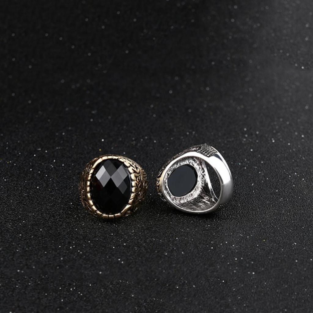 Модное мужское тотемное резное овальное кольцо на палец из сплава, вечерние клубные украшения, подарок на день рождения