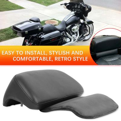 1 комплект, универсальная подушка для спинки мотоцикла, подушка для Honda Yamaha Suzuki Harley Bobber Chopper Crusier