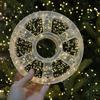 LED Copper Wire String Lights Waterproof 8 Modes String Light LED Beaded Fairy Christmas Light for Roof Wedding Party Outdoor Indoor Garden Tree Decor