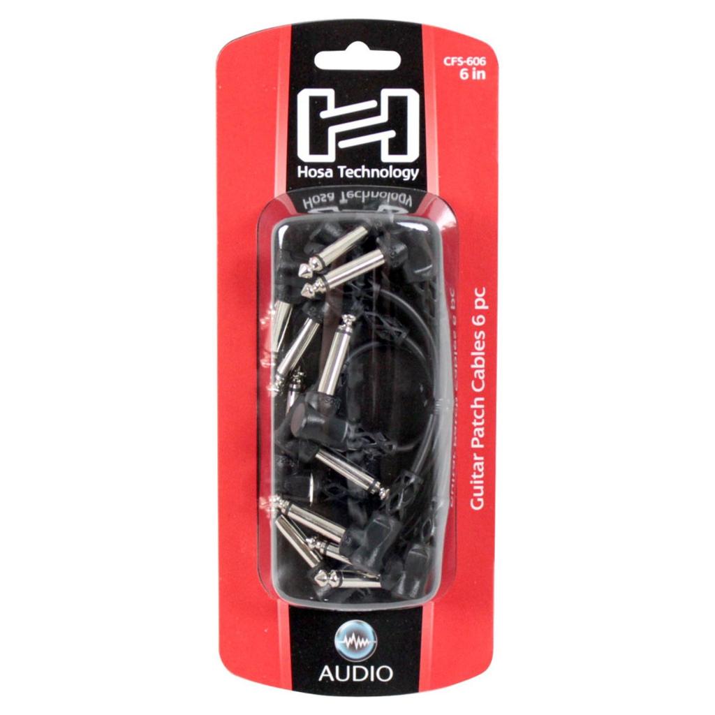 Hosa 15cm LL Patch Cable 6 Pack CFS-606