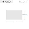 FLEOR x 17 дюймов Пустой Лист Пикгарда для Гитары Бас-гитары Материал для Изготовления Пикгарда Задняя Пластина Защитная Пластина от Царапин 1-слойный Кремовый 11.4