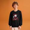 Kids' Fashion Loose-Fit Casual Long-Sleeve Christmas Print Oversized Crewneck Sweatshirt