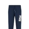 Emporio Armani EA7 Спортивные брюки с принтом логотипа-буквы на шнурке Вязаные Мужские брюки Темно-синий 3RPP65-PJ05Z-1554