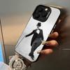 Чехол для телефона C-Чарли Чаплин Для iPhone 17,16,15,14,13,12,11 Plus Pro Max Цветной Серебристый Чехол для телефона
