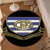 1PC Queen's Rangers Crest Round Rug for Livingroom,Bedroom, Palyroom, Chair Rug, Area rug, Circle Carpet, Large Size Fan Christmas gift