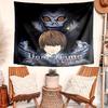 Personalized Name D-Death Note Tapestry, Wall Hanging Tapestry, Pattern Tapestry for Dorm Bedroom Living Room Wall Art Photography Backdrop