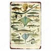 Dinosaur in the Bathroom Wall Art Print Fossil Vintage Metal Tin Sign Club Room Home Decor Animal Bones Poster Painting