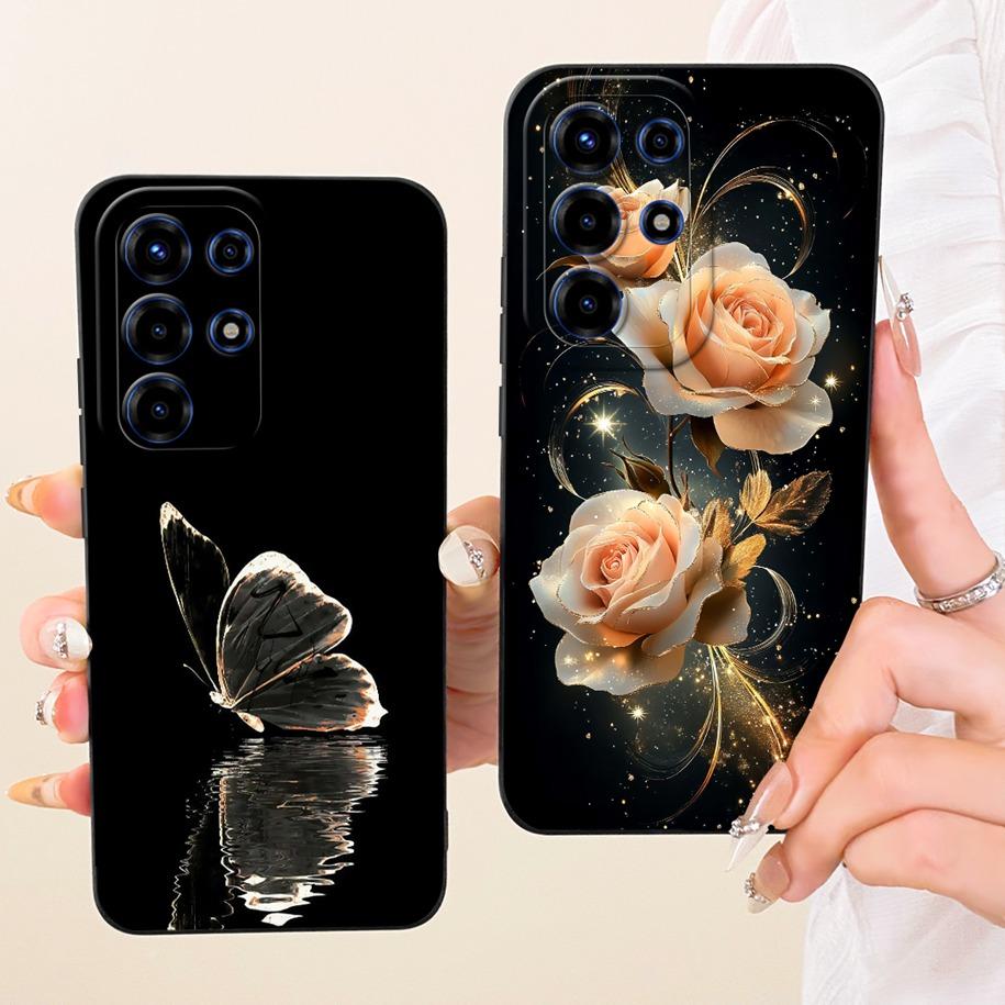 Для Itel S26 Ultra 5G Чехол Роскошный Космический Вулкан Расписной Мягкий Силикон Конфетный Цвет Защитный Чехол Для Itel Super S26 Ultra Чехол
