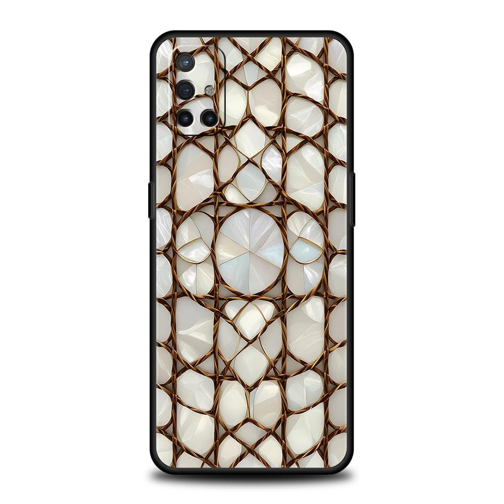 Складной чехол с текстурой для Oneplus 13R 13 12R 11 10T 10R Nord N100 N200 N10 10 9 9R 9RT CE 3 2 Z Pro 5G Мягкий ТПУ чехол Fundas