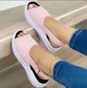 Fashion Summer Women's Shoes Platform Sandals Stretch Fabric Fashion Shoes Women Comfort Walking Ladies  Female Casual Footwear 35-43