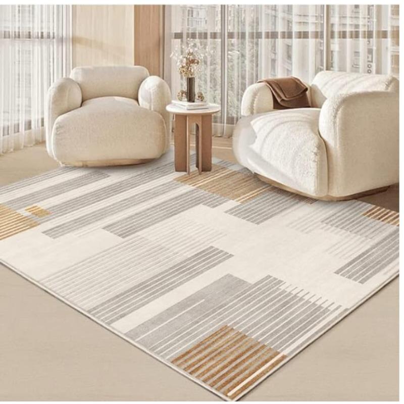 Modern Minimalist Geometric Living Room Carpet Home Bedroom Bedside Carpet Large-area Carpet Mat