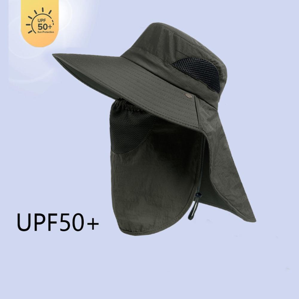 Caps Mask Set Fisherman Hat Sunscreen Sun Hat Durable Bucket Hat Outdoor