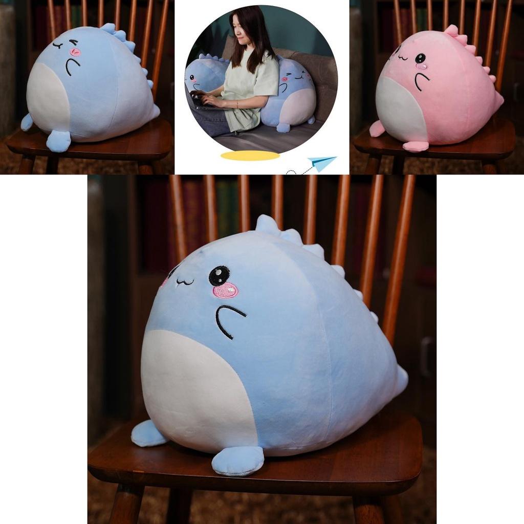 Плюшевая игрушка Squishmallow Динозавр Супермягкий короткий плюш Синий/розовый 20см/7.87дюймов