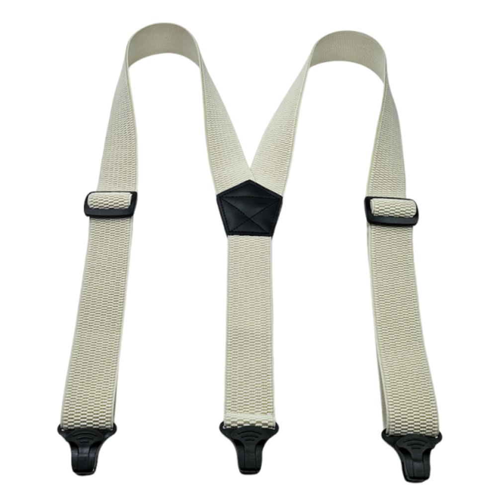 with 3 Gripper Clasps Work Suspenders Heavy Duty Elastic Pants Braces Men Gift