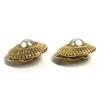 CHANEL vintage Faux pearl Accessory Jewelry Earrings Metal Gold