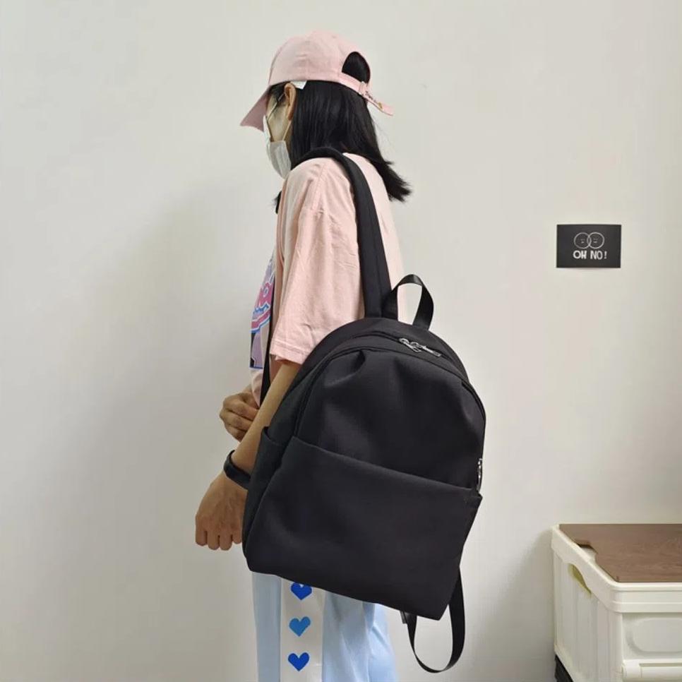 Однотонный женский рюкзак большой емкости для ноутбука портативный рюкзак для отдыха и путешествий