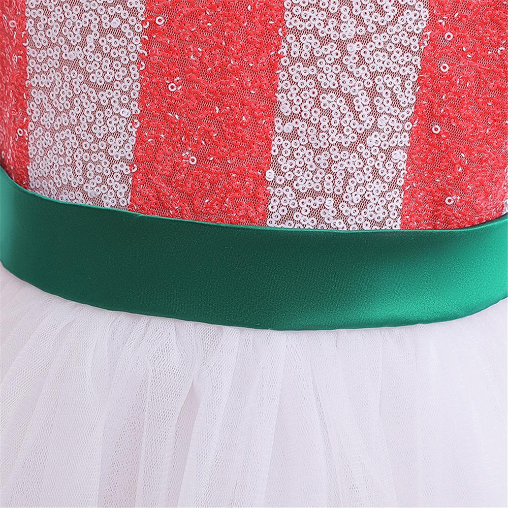 Детское рождественское платье принцессы для девочек, пышное бальное платье, торжественное рождественское праздничное платье