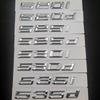 Black Letters For Car BMW 520i 520d 525i 525d 530i 530d 535i 535d Logo E60 E39 E34 F10 Xdrive Trunk Emblem Sticker Accessories LM8