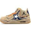 Кроссовки Courtside 23 Mid top Винтажные Баскетбольные Мужские Коричнево-синие AT0057-200(Команда40-)