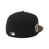 Кепка 59FIFTY с боковым логотипом ONSPOTZ LA Размер 59Fifty Цвет Черный Грецкий орех Сбоку Нашивка MLB Los Angeles Dodgers [New Era], Эксклюзив, Черный/Грецкий орех, 7, Двухцветная