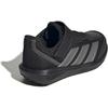 Кроссовки Adidas Faito EL для детей, унисекс, основной черный, железный металлик, обувь белая, 22,5 см