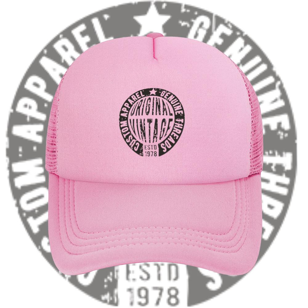 Vintage apparel round design custom threads Baseball Cap Anime Graphic Hats Adult Unisex Women Sports Outdoor