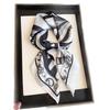 Women S Geometric Abstract Printed Silk Like Square Scarf For Sun Protection