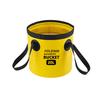 Outdoor Camping Fishing Waterproof Bucket Pvc Portable, Portable Folding Bucket Bag Fishing Bucket