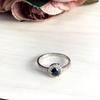 Серебряное кольцо с натуральным сапфиром 1.009ct (1236611)