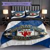 Manchester Glory Bedding (1 * duvet cover + 2 * pillowcase, without core) 2D Flat Bedding set Christmas birthday gift Duvet cover and pillowcase