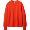 Uniqlo Свитер унисекс из плотного фактурного трикотажа с круглым вырезом, свободного кроя, со спущенной линией плеча. Коллаборация X JW Anderson Осень/Зима 2025. Однотонный. 479842-25