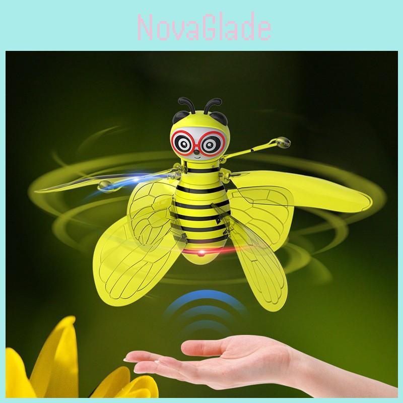 Small Flying Bee Hovering Toy With Gesture Control And Usb Charging For Kids