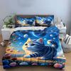 "Whimsical kitten dreamscape" Bedding sets Duvet covers Pillowcases(1* Duvet Cover 2* Pillowcases without duvet insert)