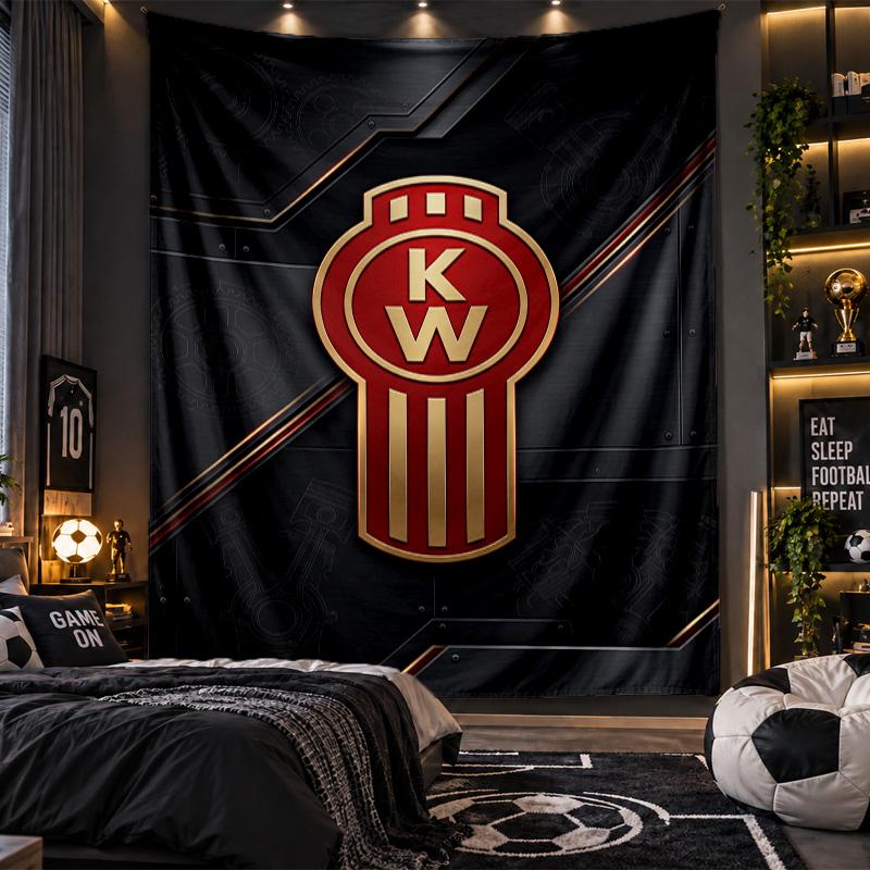 Wall Hanging Tapestry Kenworth Print Cloth for Living Room Bedroom Home Decor