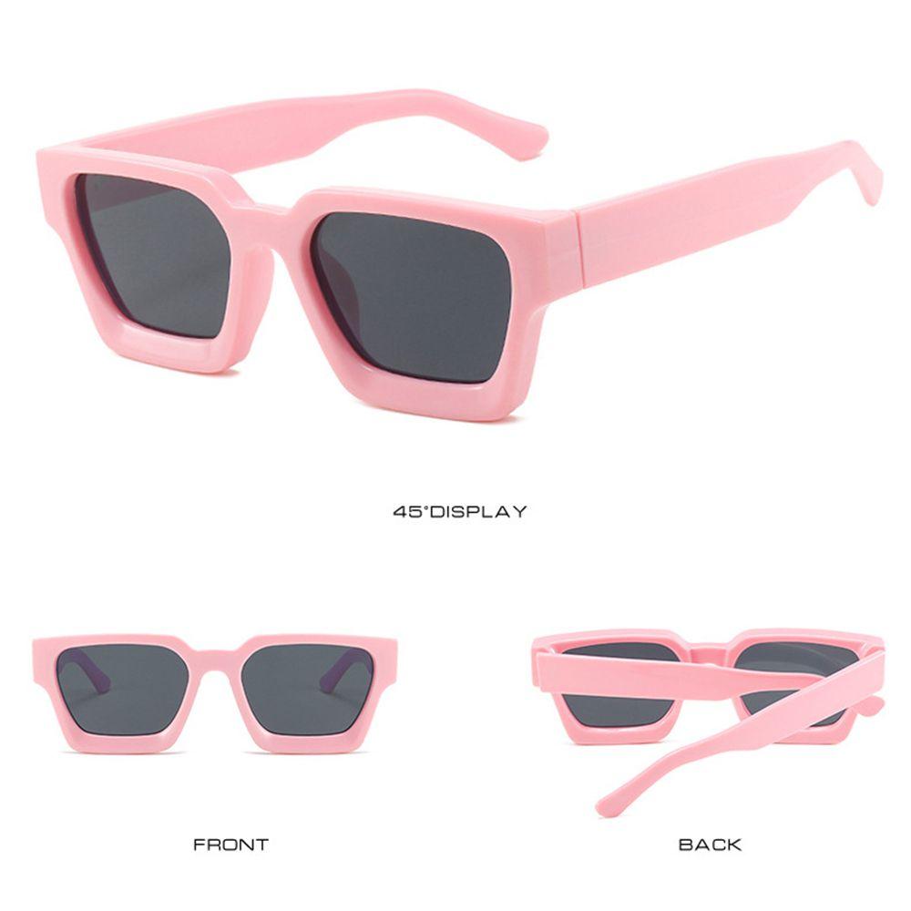 Fashion Square Frame Eyewear Punk Retro Sunglasses Ladies Shades Shades Women Sunglasses