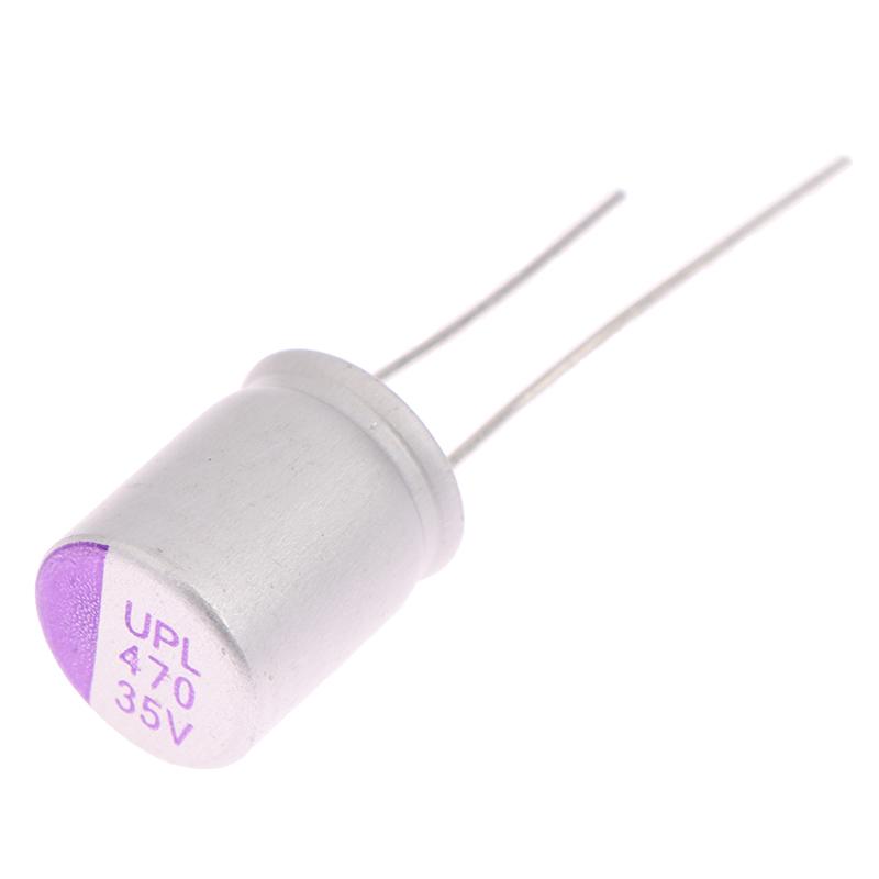 5 шт. твердотельный конденсатор Unicon Upl 35V 470Uf конденсатор для деталей Fpv дрона 35V470Uf Upl