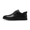 Весенние новые кожаные туфли в стиле business casual, дышащие, из черной кожи, удобные, с мягкой подошвой