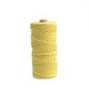 Cheap Price Macrame Supplier 3mm Round Multi Colors 4Strands Cotton Macrame Cord in Cords