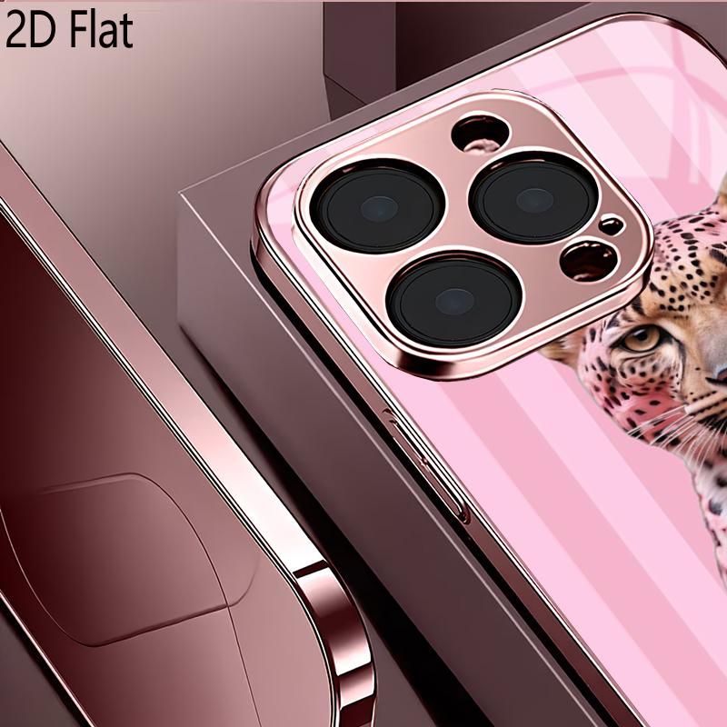 Трип 2DПлоский Для iPhone17 18 16 15 14 13 12 11 Pro Max XS XR 8 7Plus Чехол для телефона Ударопрочный Защитная задняя крышка