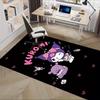 Office Rug Kuromi, Cute Anti-Slip Rug, Machine Washable for Living Room, Bedroom, Office, Multiple Sizes, Bedroom Mat, Decorative Mat, Durable Mat, Li