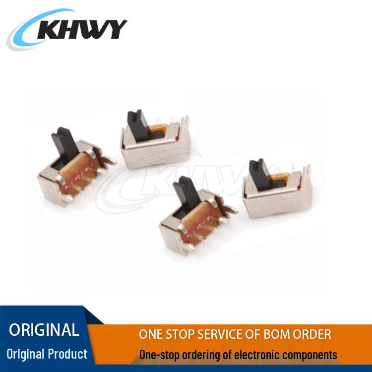 Переключатель высоты ручки боковой ножки SK12D07VG2/3/4/5/6MM, 1P2T, 3 контакта, двухпозиционный, горизонтальный с кронштейном