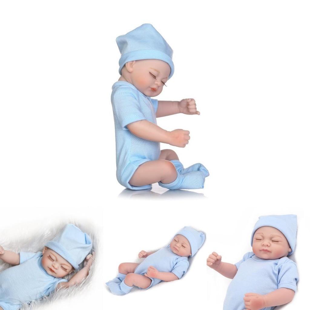 10-дюймовые Реалистичные Куклы из Мягкого Винила и Силикона на Все Тело для Девочек, Реалистичный Компаньон для Новорожденного