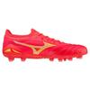 Mizuno Morelia Neo IV Beta Япония Круглый носок Шнуровка FG (Резиновый длинный стержень) Нескользящие Прочные Футбольные Бутсы Мужские Футбольные Бутсы Красный Желтый P1GA234064