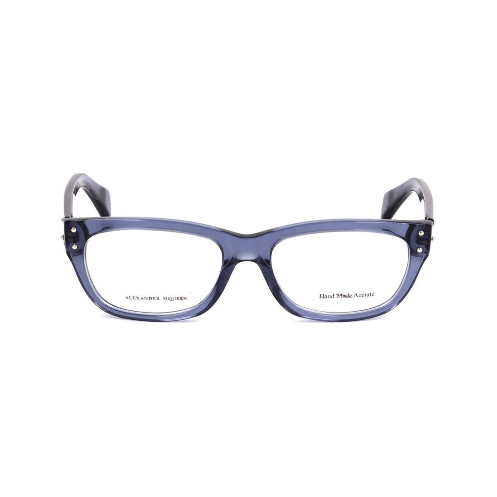 Unisex' Spectacle Frame Alexander McQueen AMQ-4223-BMP Blue Ø 52 Mm