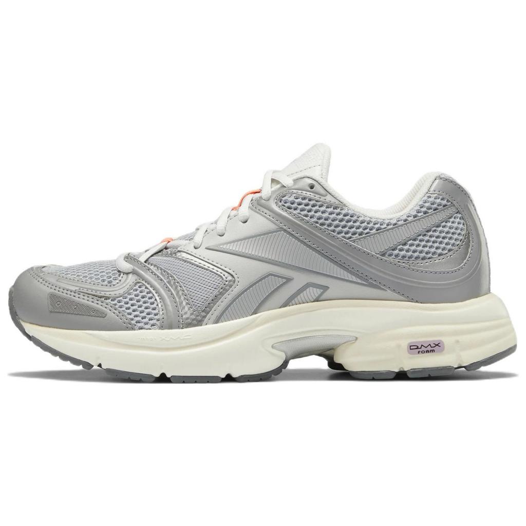 Reebok Premier Road Plus 6 Fashion Comfortable Versatile Fabric Synthetic Leather Low Top Casual Running Shoes Unisex Sneaker Silver Gray HP2470