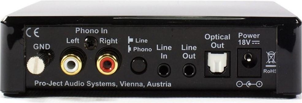 Фонокорректор PRO-JECT Optical Box E Phono Черный, Pro-Ject